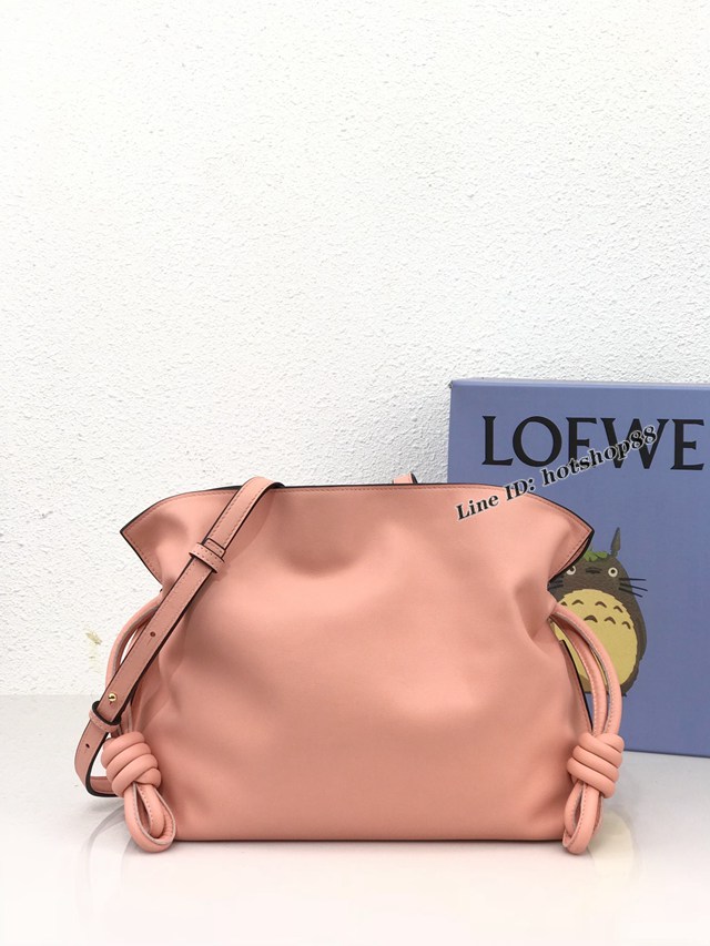 Loewe專櫃2022新款小牛皮肩背女包 羅意威Flamenco clutch系列升級版福袋大號 10856 lyw1149